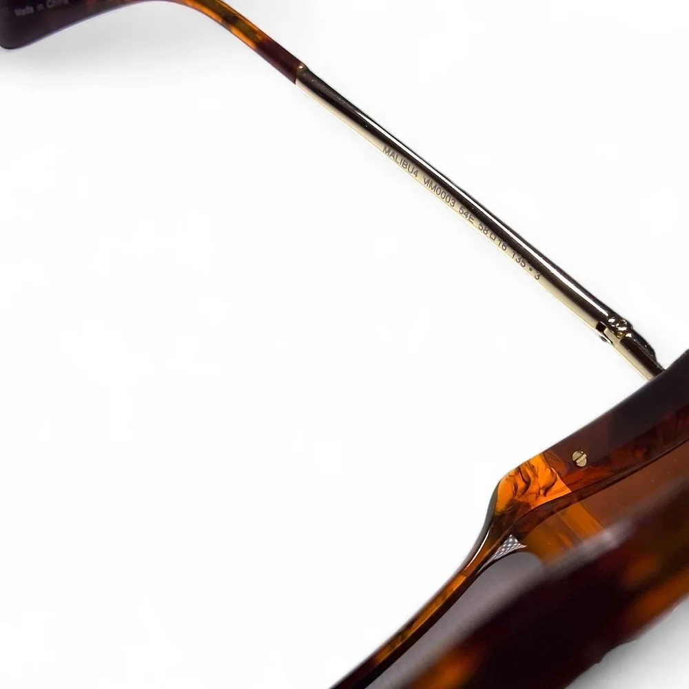 Max Mara MM0003/S 54E Oversized Square Sunglasses Tortoise Gradient NWT